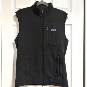 Patagonia Mens Better Sweater Full Zip Fleece Vest Black Medium 25881